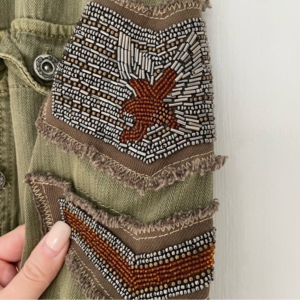 Free People Military Inspired Jacket/Shirt - Picture 5 of 12